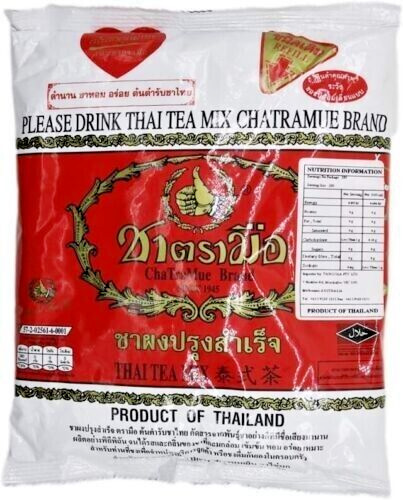 3 x Chatramue Brand Original Thai Tea Mix 400g Bubble Tea Fast Shipping