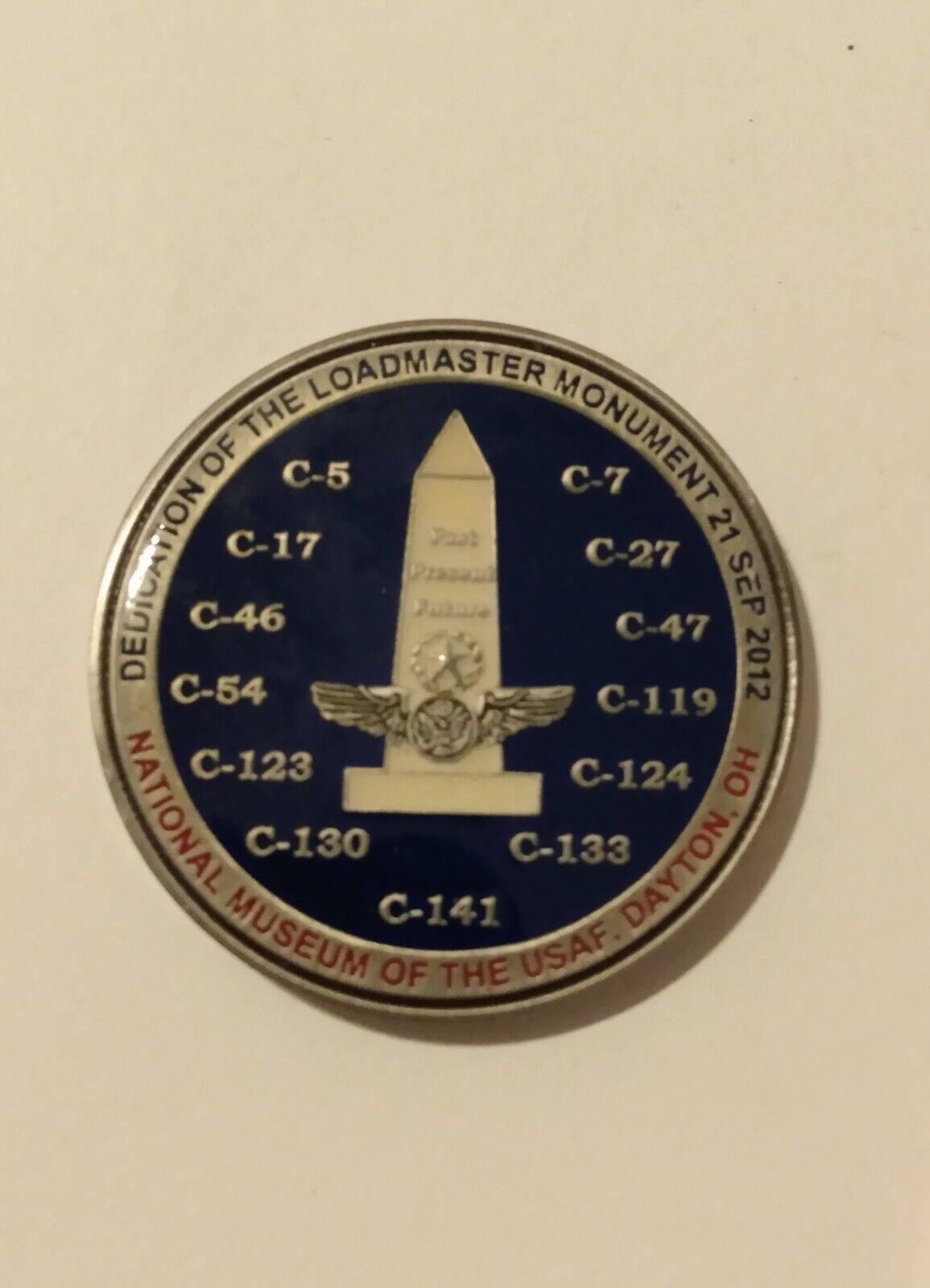 Professional Load Master Assoc Nat\'l Museum of the USAF Ohio 1997 Challenge Coin