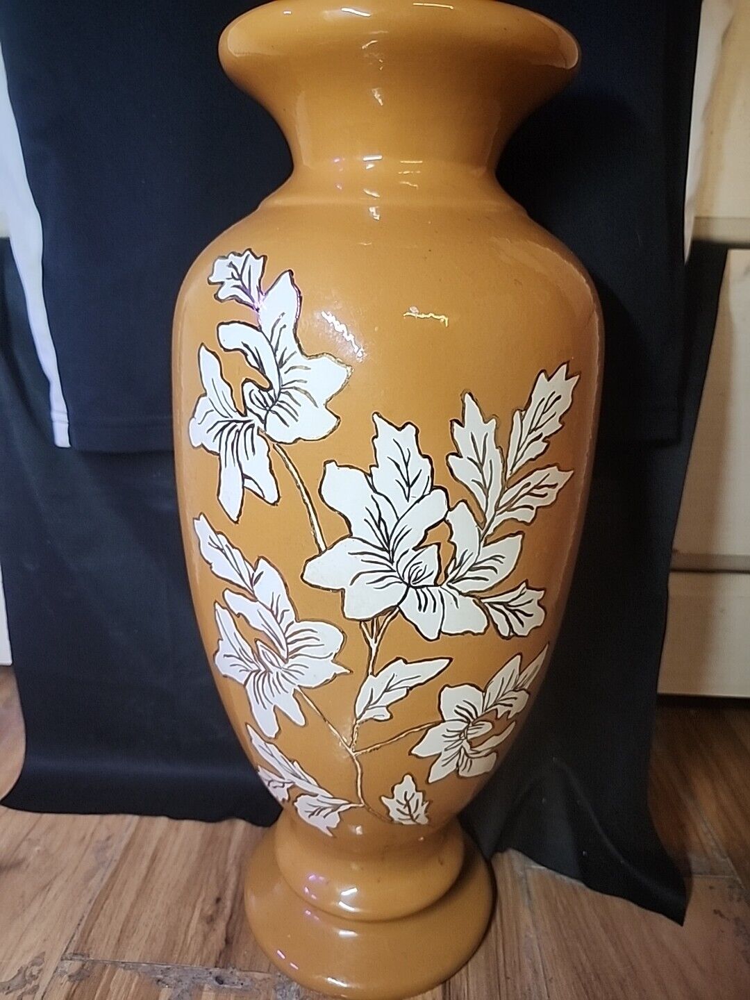 17 Inch hand Painted Porcelain Vase