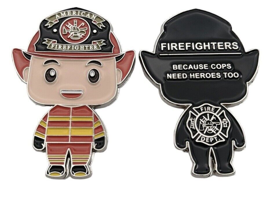 American Firefighter Funko Pop Mini Firefighter Challenge Coin Fire Department