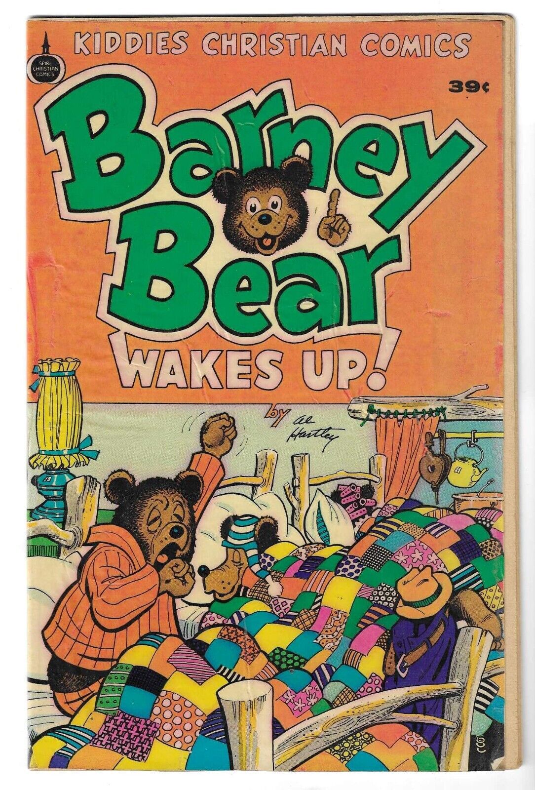 BARNEY BEAR WAKES UP  (Kiddies Christian Comics 1977).