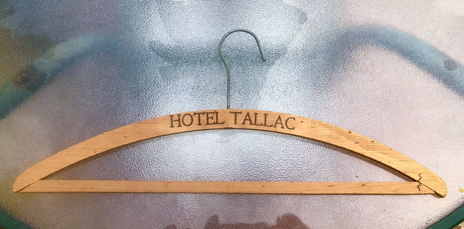 Vintage Antique Lake Tahoe Tallac Hotel Coat Hanger 1907-1914 Very Good Shape