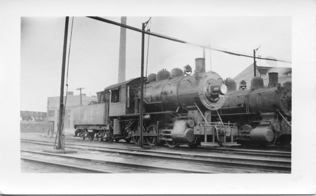 R640 RP 1935 C&EI CHICAGO & EASTERN ILLINOIS RR ENGINE #3648 CHICAGO IL