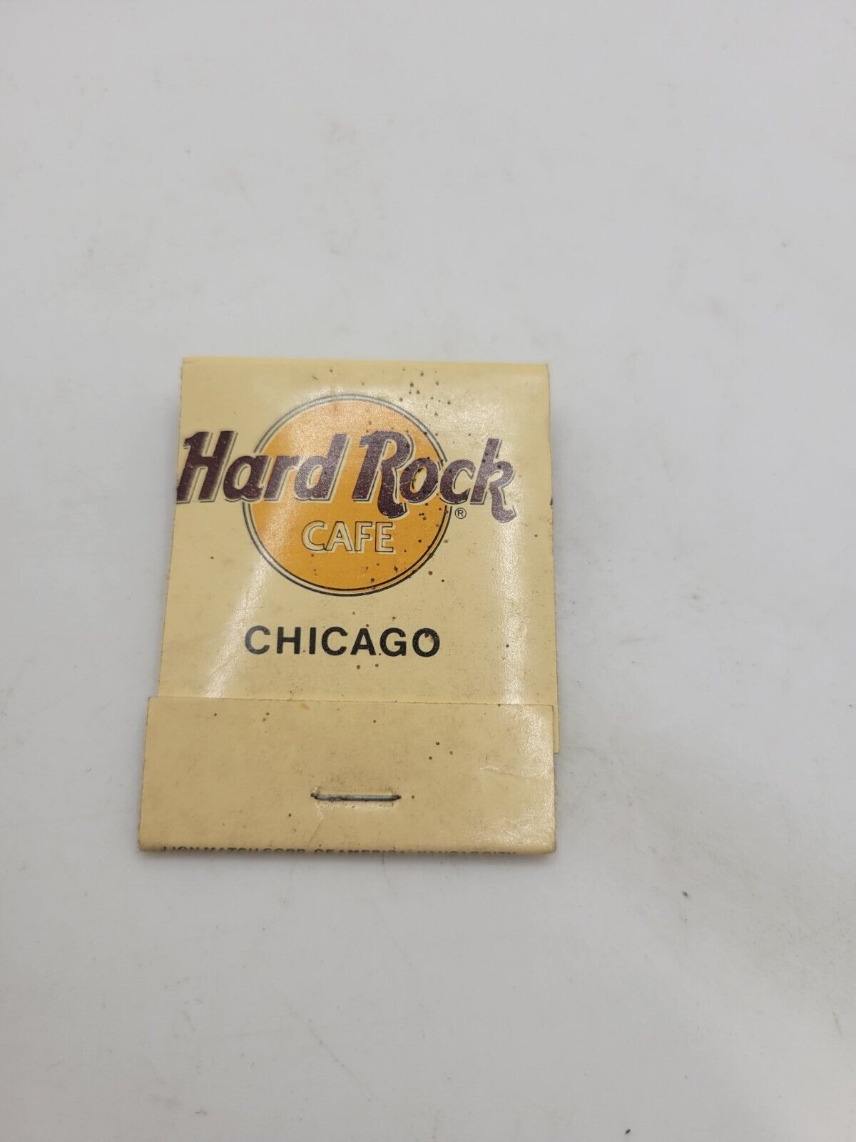 Hard Rock Cafe Chicago Illinois Vintage Matchbook  Complete Unstruck
