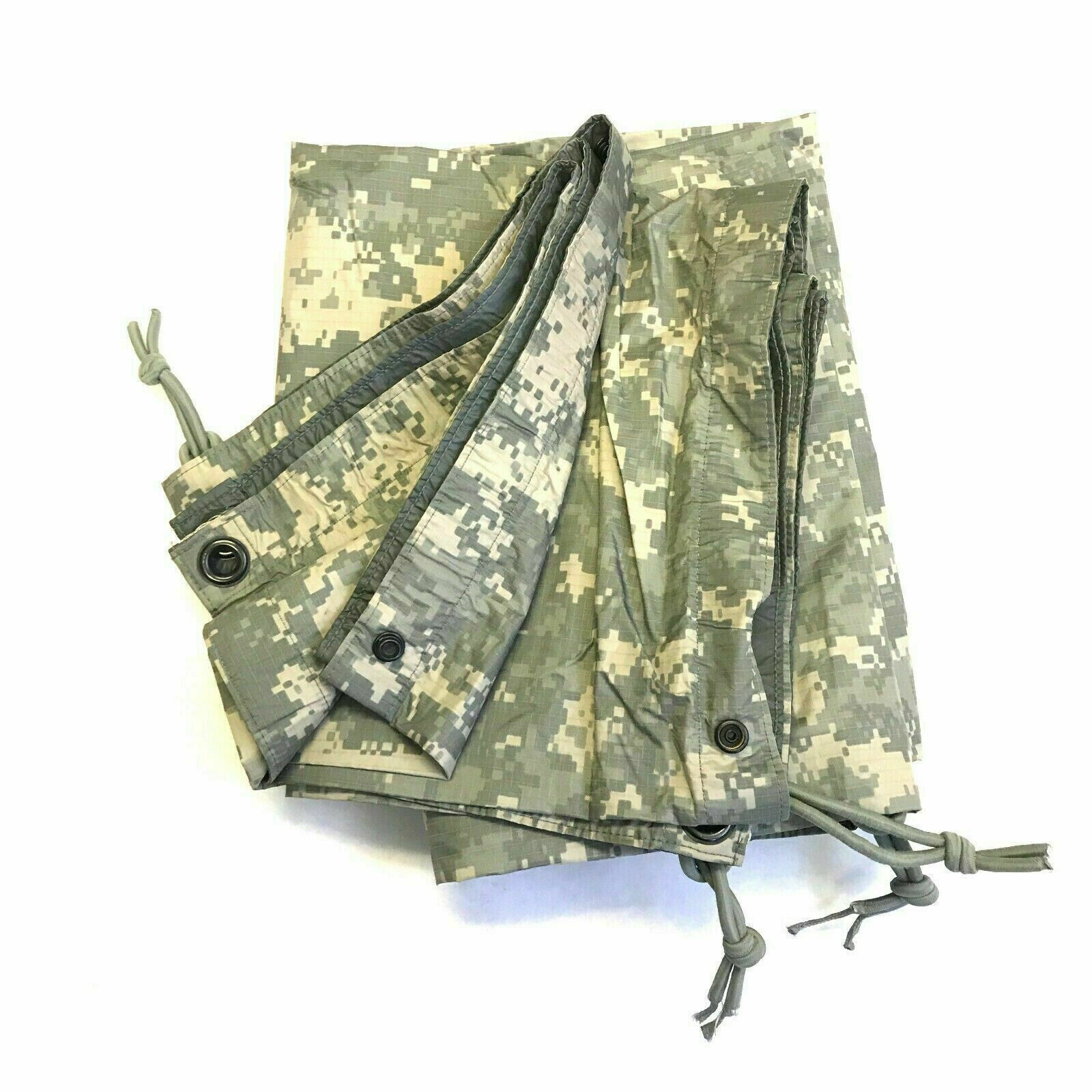 Two (2) US Army USGI Field Tarpaulin ACU Foliage Reversible 90\