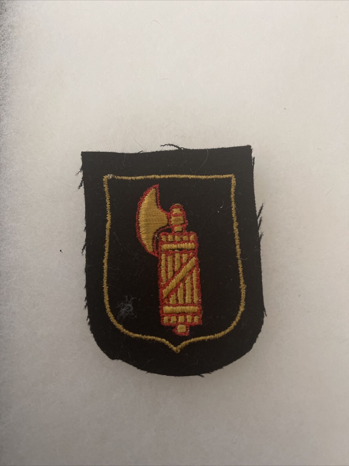 German WWII Orig Elite Guard 29th Waffen Gren Div der Italian Officer\'s Arm Shie