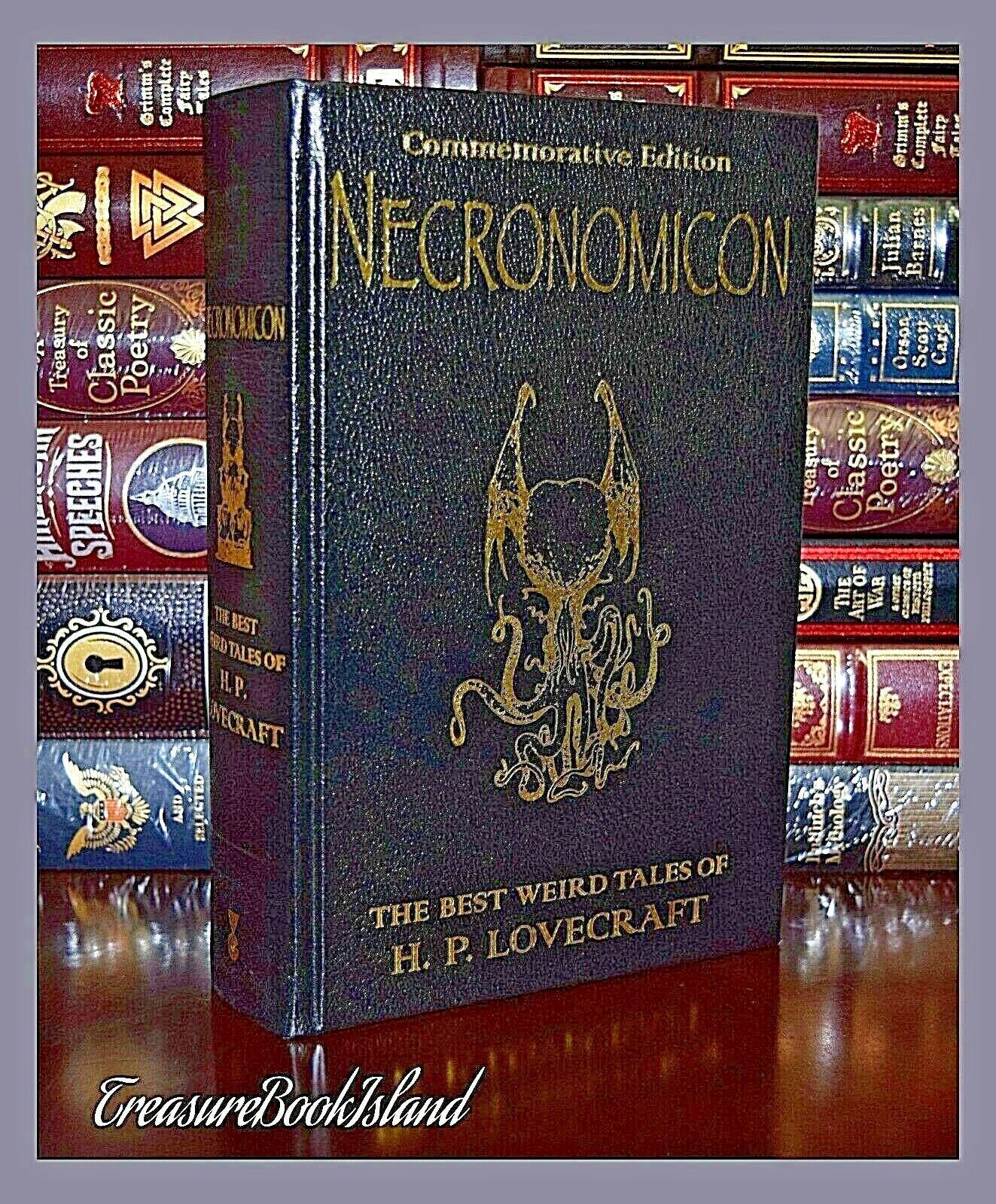 Necronomicon by H.P. Lovecraft Commemorative New Deluxe Leather Bound Hardcover