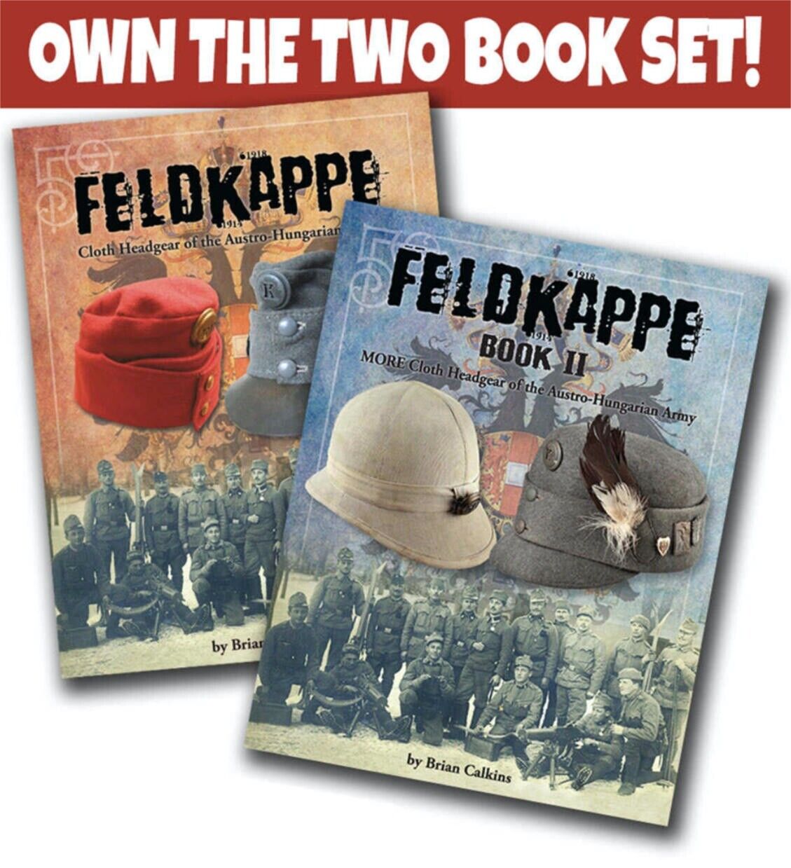 FELDKAPPE Two Book Set - Ultimate guide to KuK cloth headgear - ONLY 5 SETS