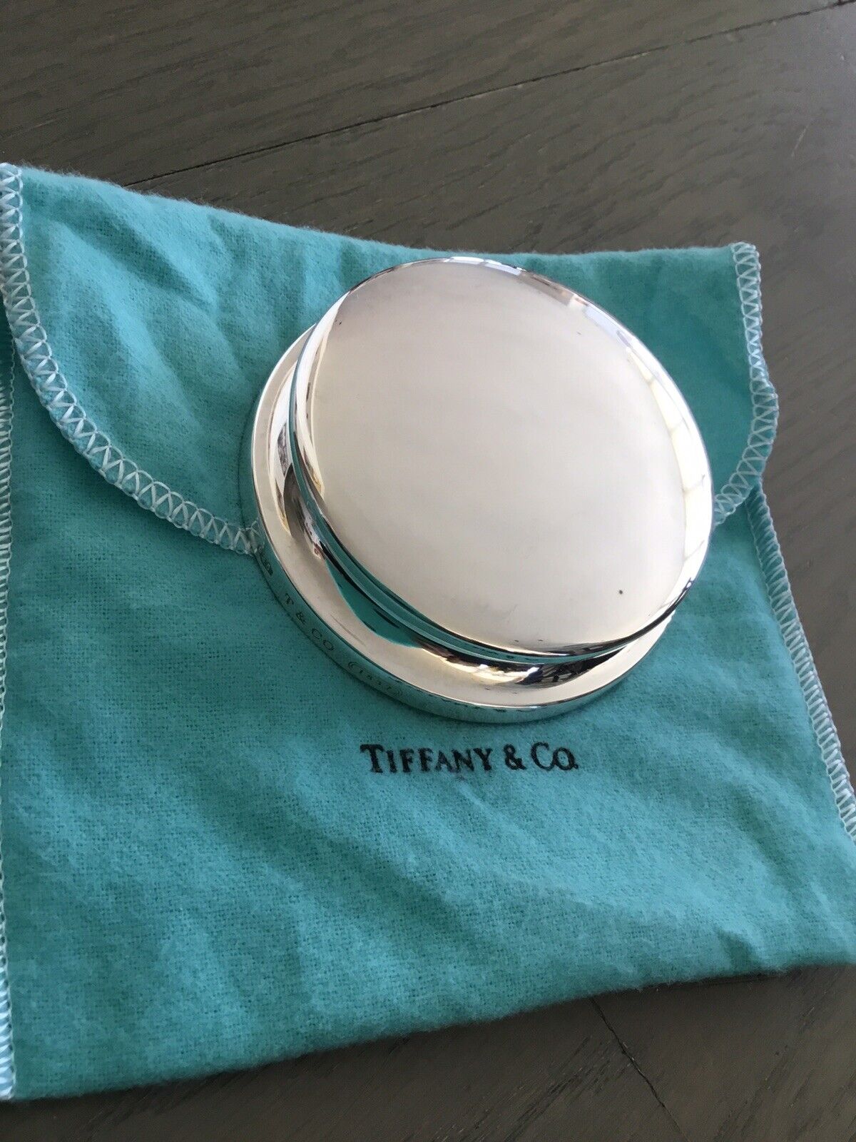 Tiffany & Co. Rare and Vintage 1999 .925 Sterling Silver Paperweight (1837)