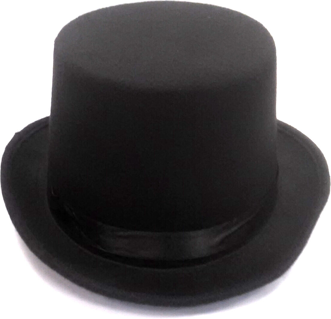 Black Victorian/Steampunk Top Hat