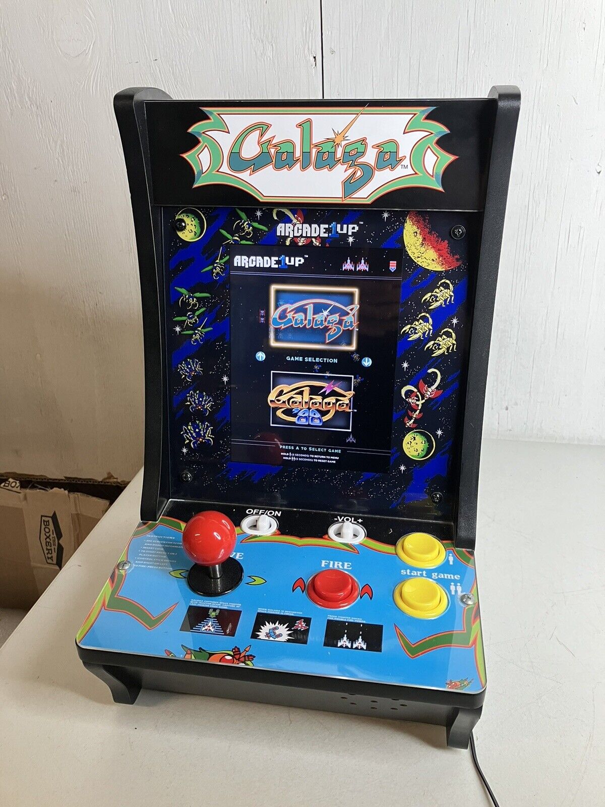 Galaga Countercade Tabletop Arcade Arcade1Up - Works Great