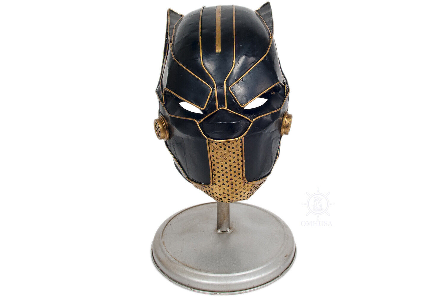 Black Panther Helmet Metal Handmade iron Model Mask