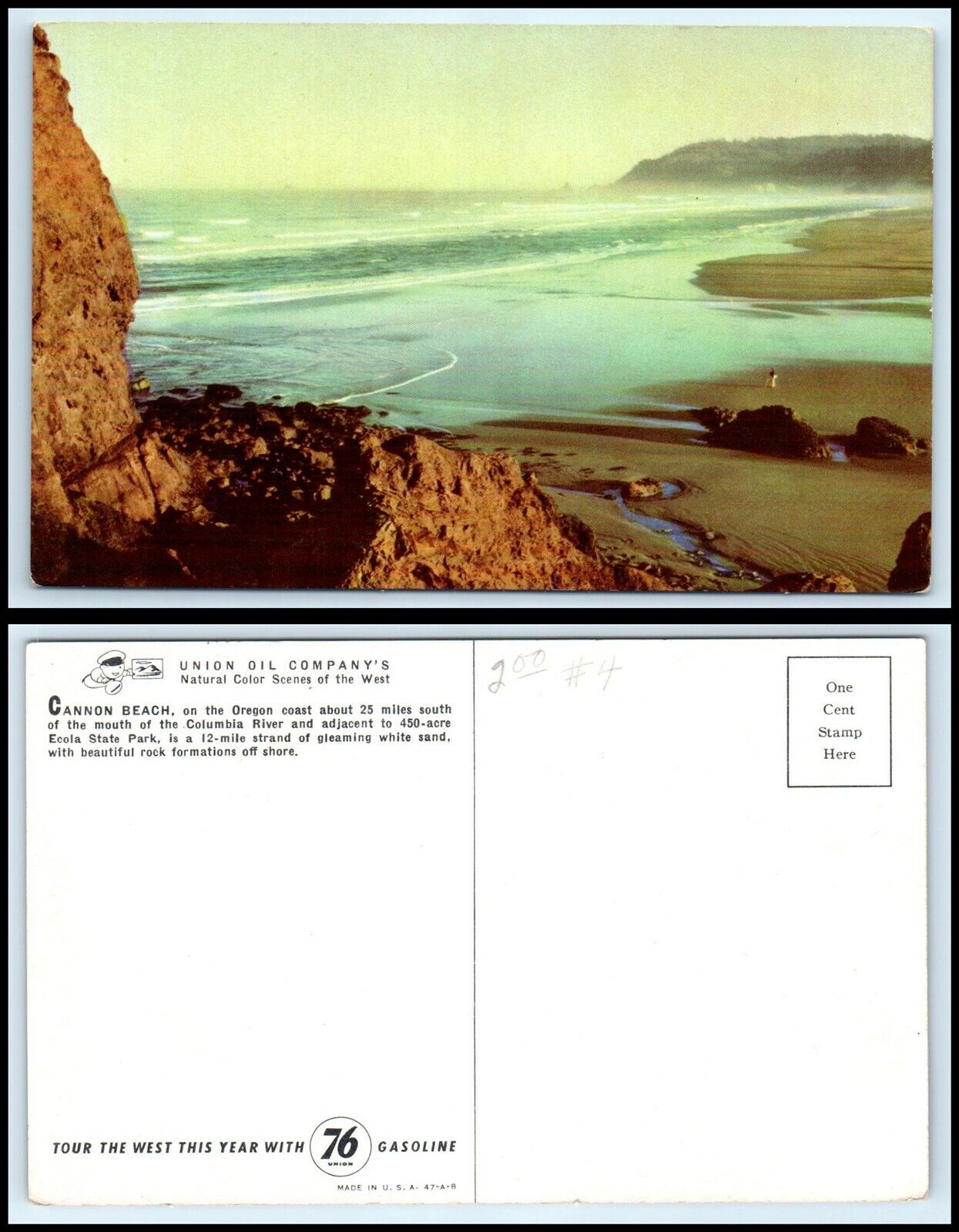 OREGON Postcard - Cannon Beach Q10
