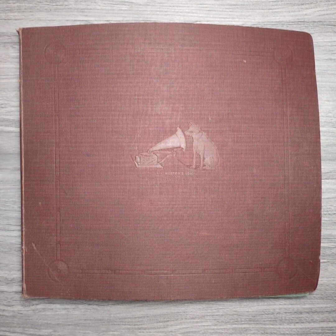 1914-25 VICTROLA Record Storage ALBUM Book 78 \
