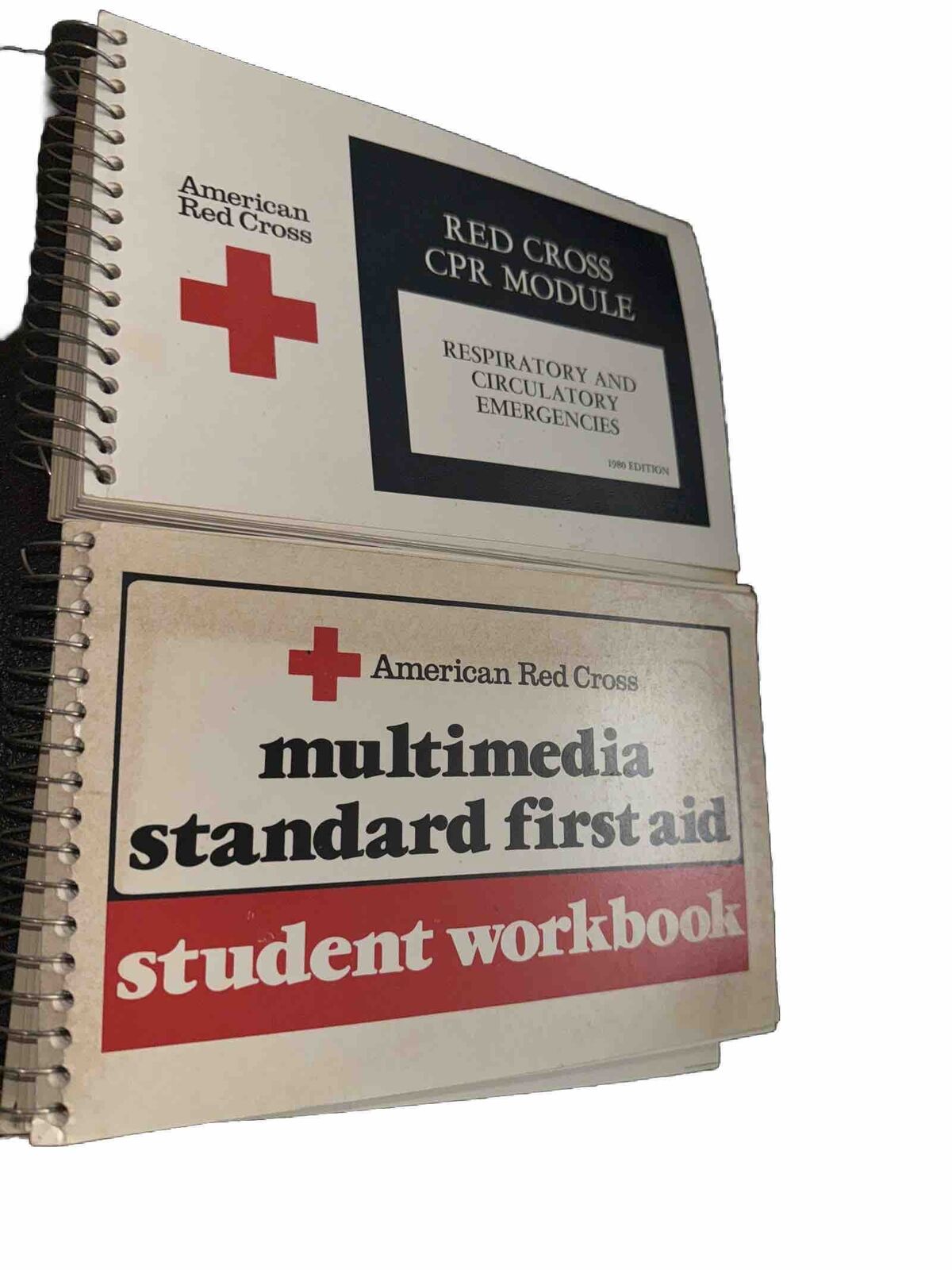 American Red Cross Student 1981 Workbook & 1980 CPR Module