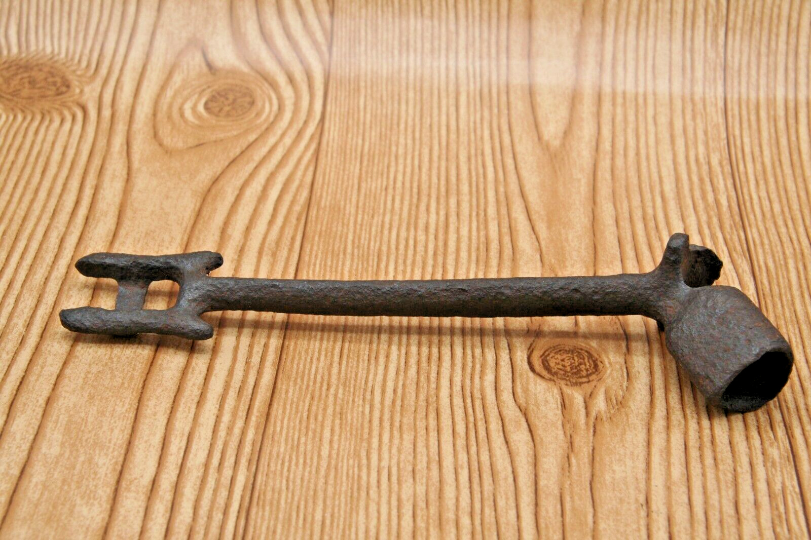 Antique Wrought Iron Hand Tool Very Unusual Primitive