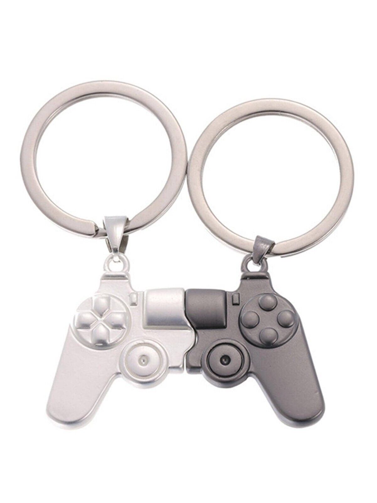 2pcs Couple Game Controller Charm Creative keychain For Key Decoration