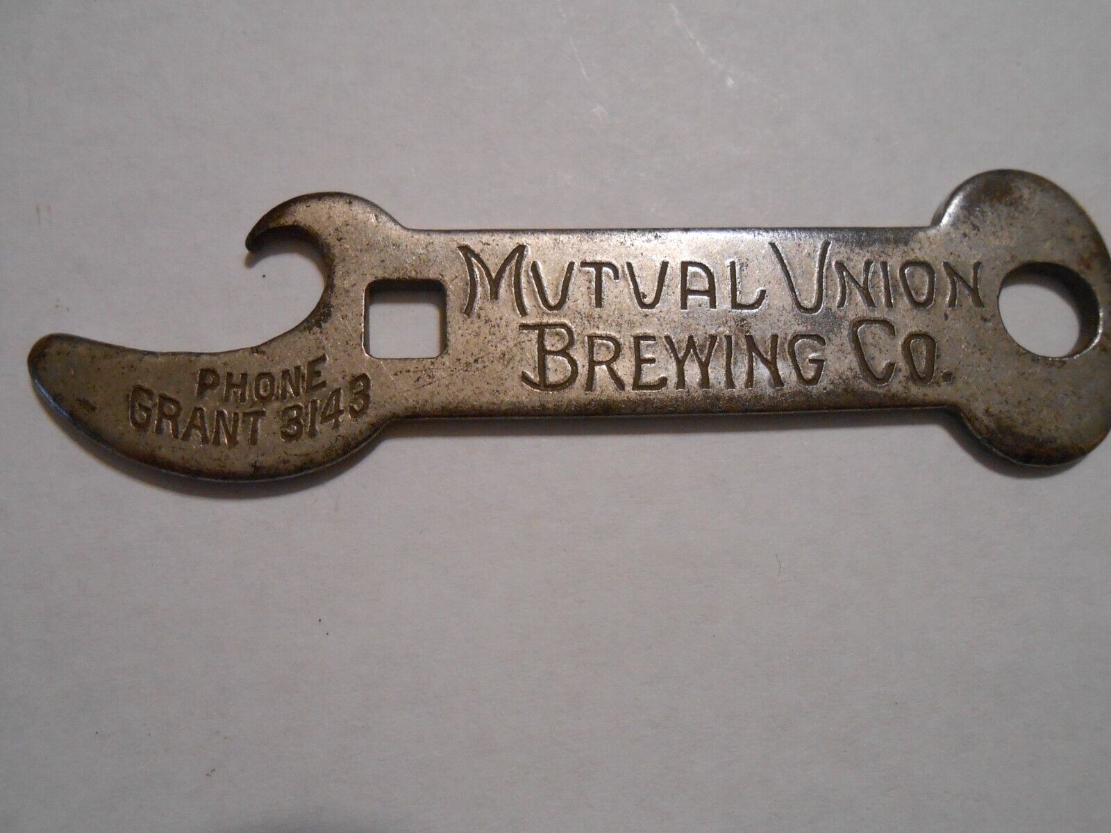 Pre Pro Mutual Union Brewing Co. Pennsy Select bottle opener