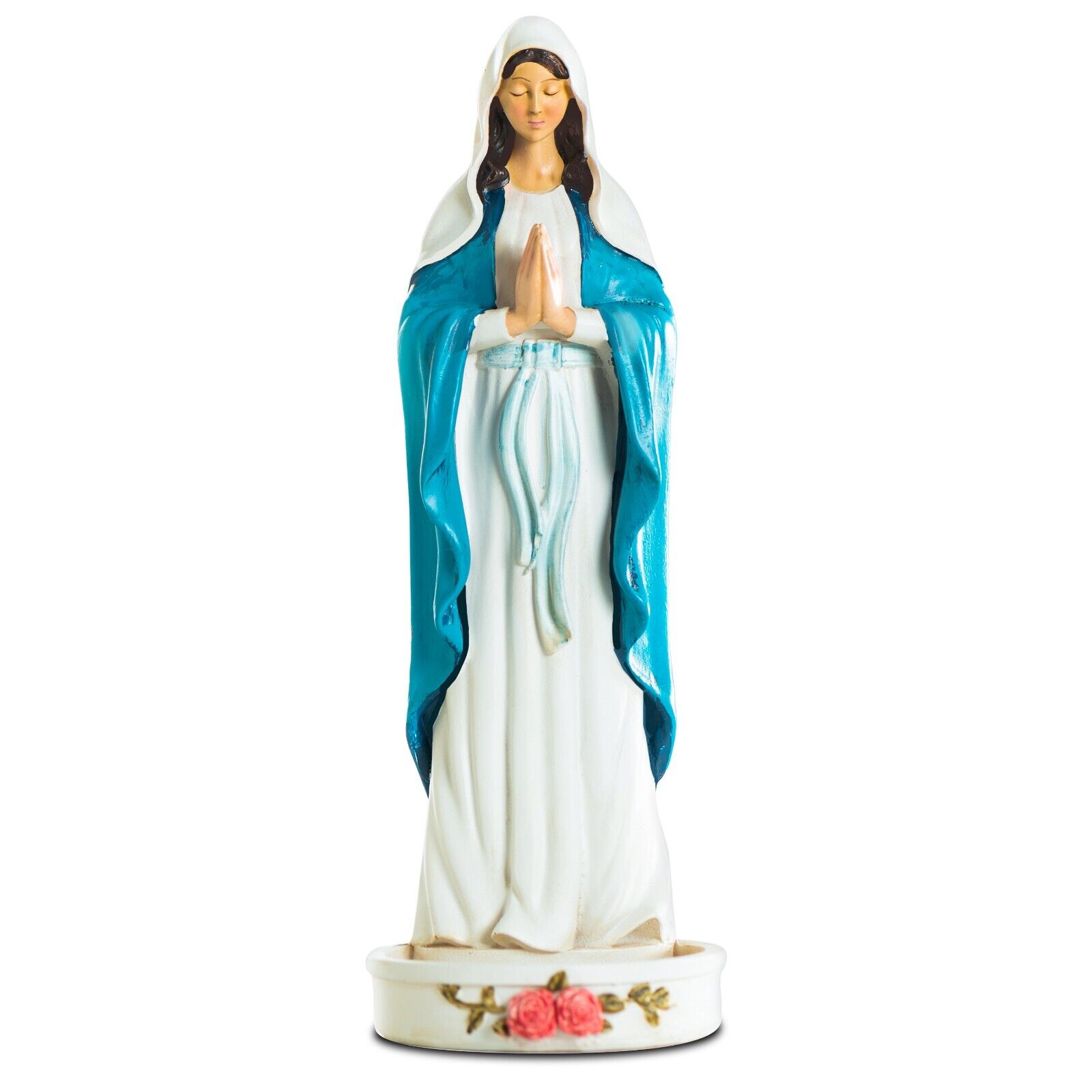 Virgin Mary Statue, Blessed Mother Mary Statue Catholic, Rosary Holder