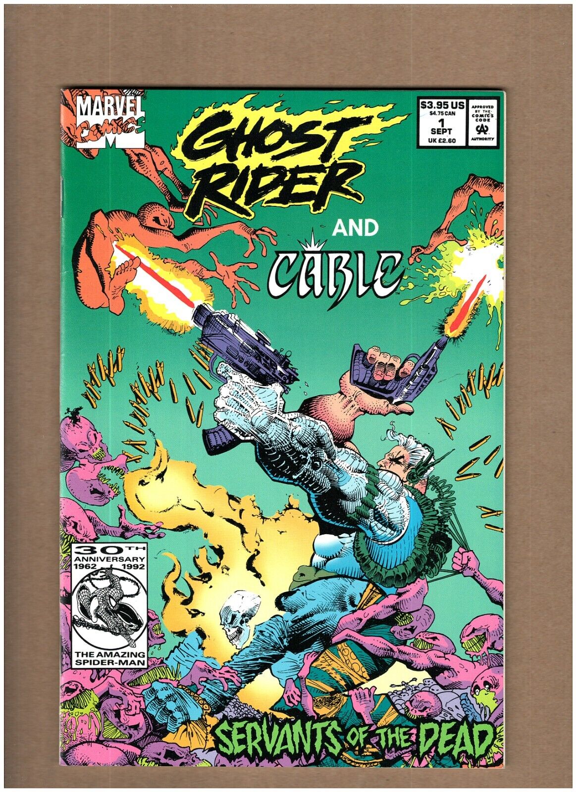Ghost Rider and Cable: Servants of the Dead #1 Marvel Comics 1992 NM- 9.2
