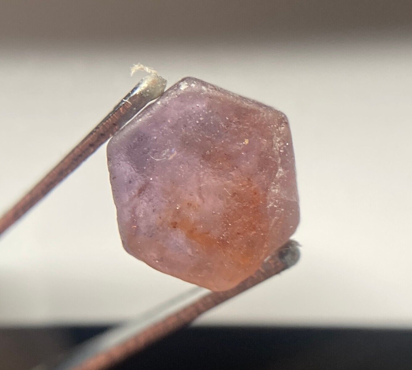 3.30 carat pink Missouri River Montana Sapphire - translucent - unheated
