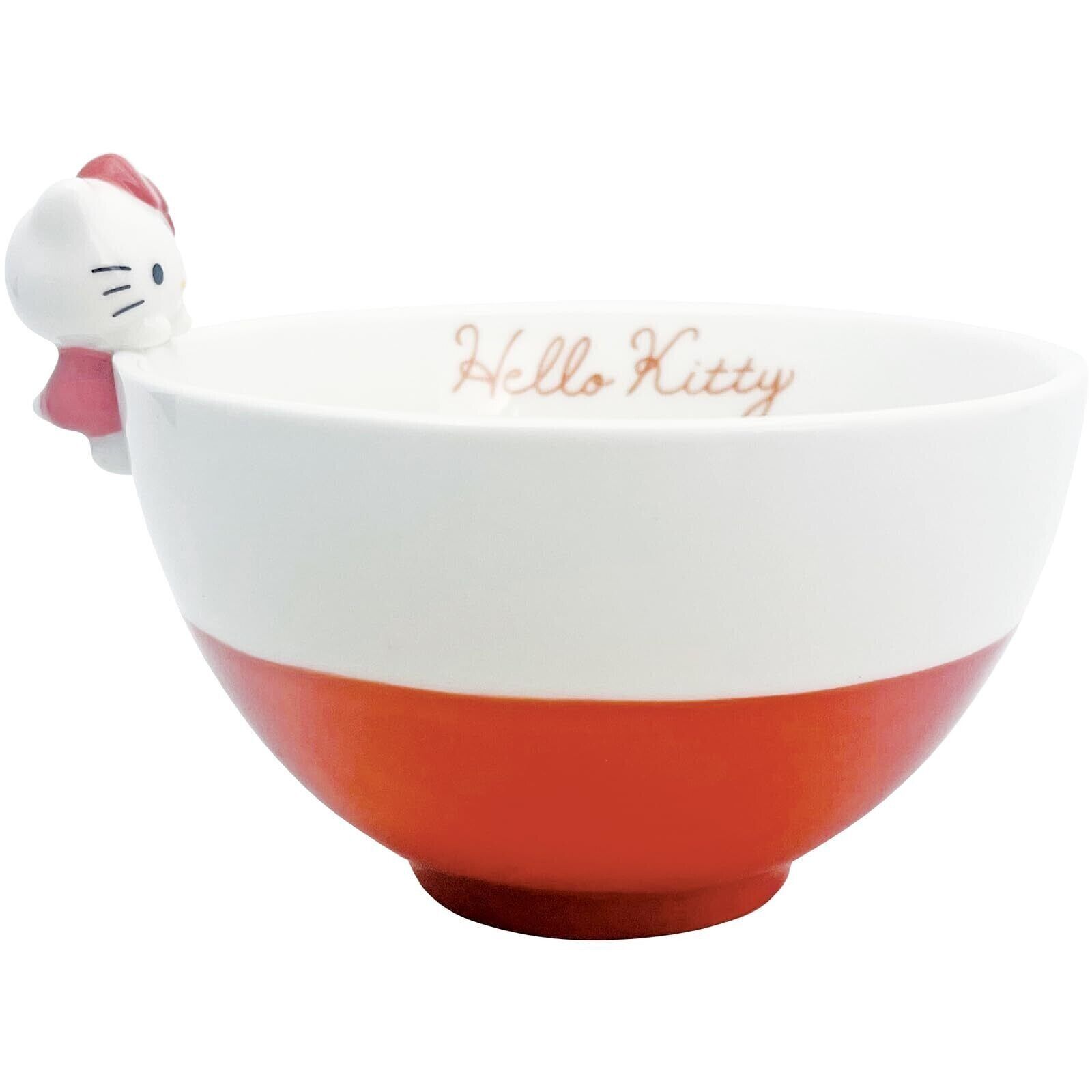 Sunart Sanrio Hello Kitty Figurine Rice/Tea Bowl From Japan Boxed Gift NEW
