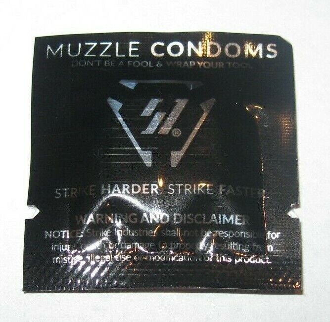 Strike Industries Muzzle Condom SHOT Show 2020 Promo Item Compensator Comp Brake