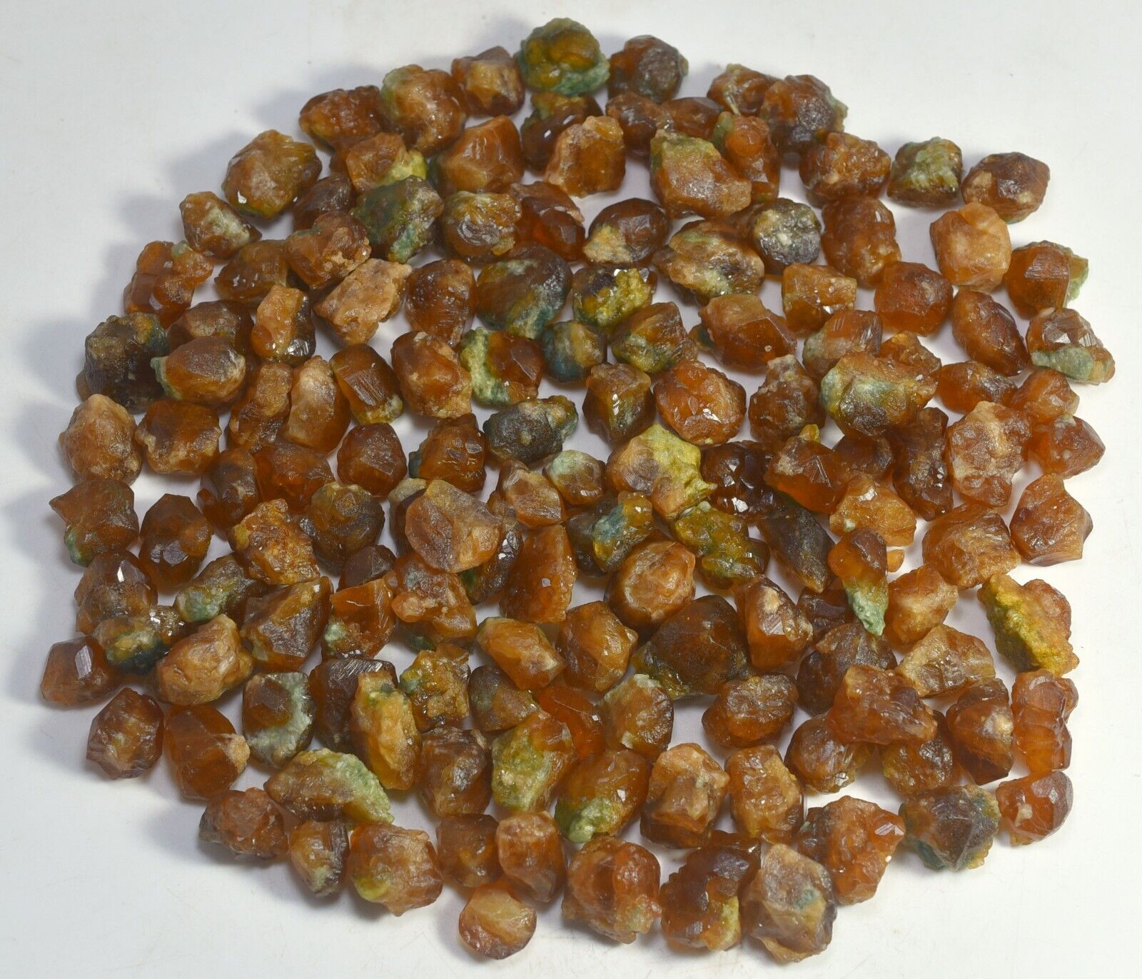 300 GM Transparent Natural Red SPESSARTINE GARNET Rough Crystals Lot Pakistan
