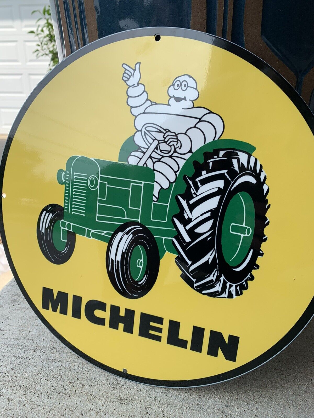 Vintage Style Michelin Tractor Farm Tires Service Metal Heavy Quality Sign