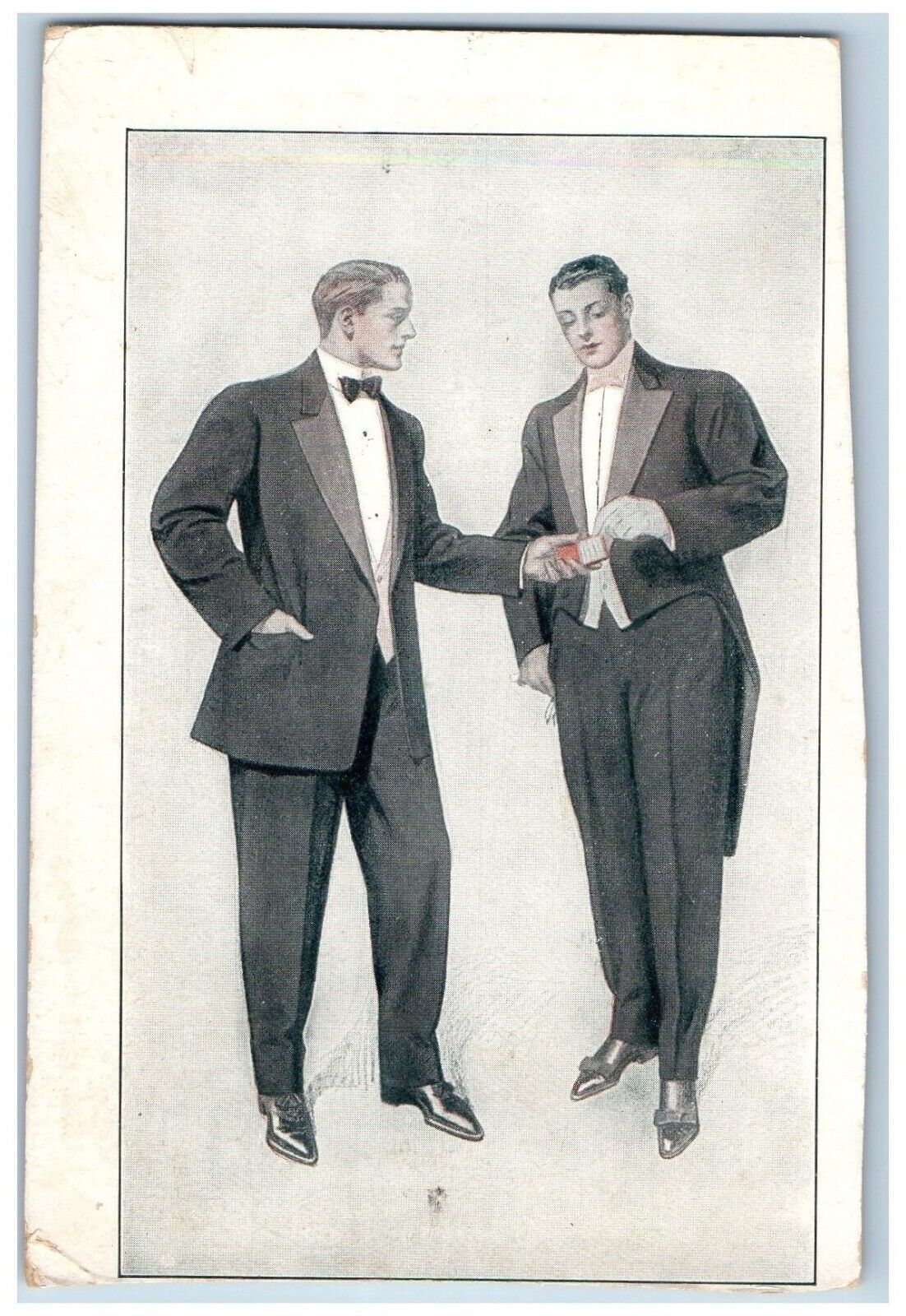 Chicago IL Postcard Kohn Brothers Fine Clothing Mens Fashion Advertising c1910s