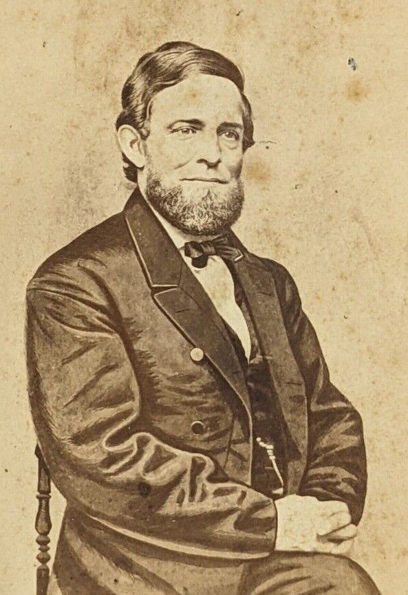 Antique 1870s Grant\'s Vice President Schuyler Colfax Politics CDV Picture Card