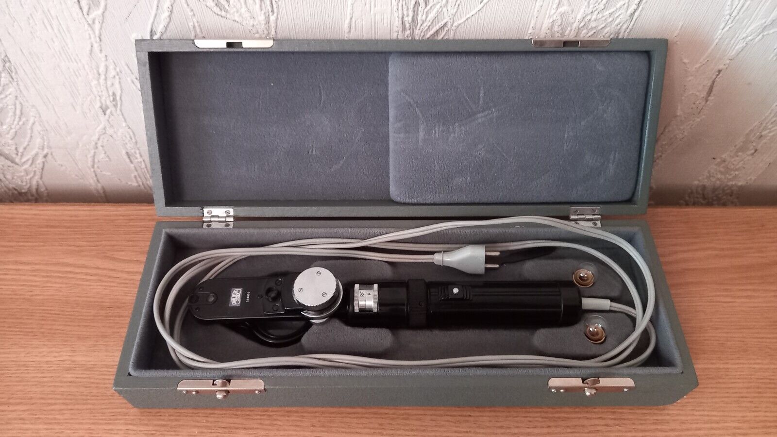 Vintage ophthalmoscope Carl Zeiss Jena Germany.