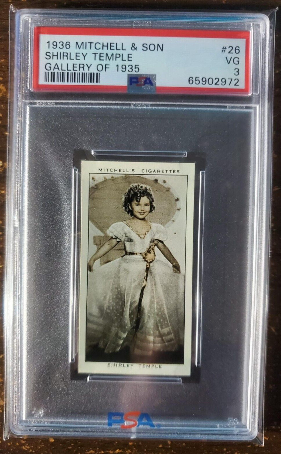 Shirley Temple - 1936 MItchell & Son - Gallery 1935 - #26 - PSA 3.