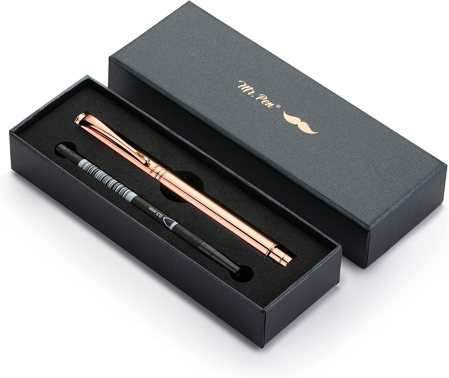 Luxury Pen, Rose Gold Barrel, Black Ink, Fancy Pen, Fancy Pens for Women