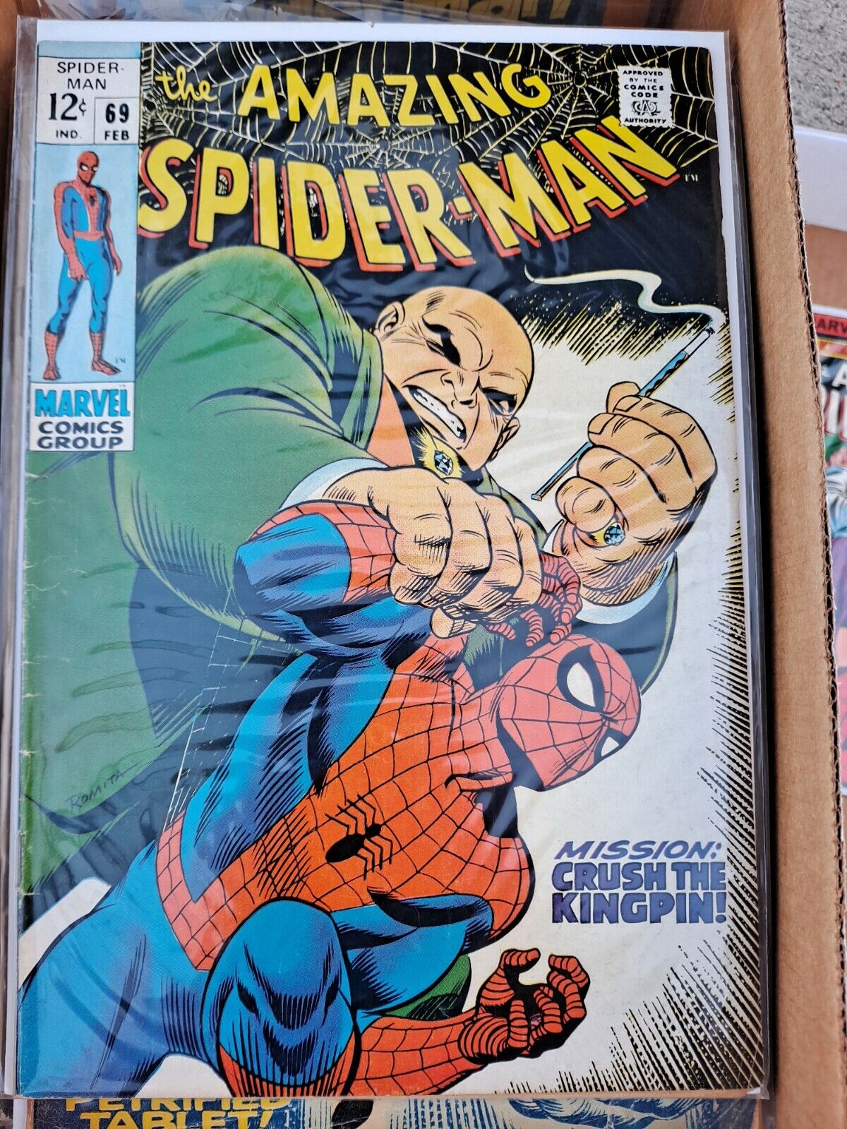Amazing Spiderman #69 Vintage Kingpin classic cover 🔥 Early Kingpin Wilson fisk