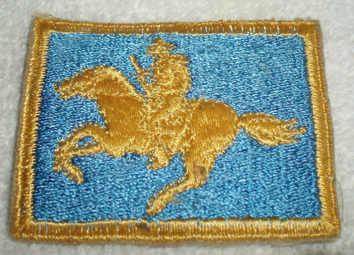 VINTAGE / ANTIQUE WYOMING U.S. ARMY GUARD PATCH HORSE COWBOY RODEO WESTERN BIKER