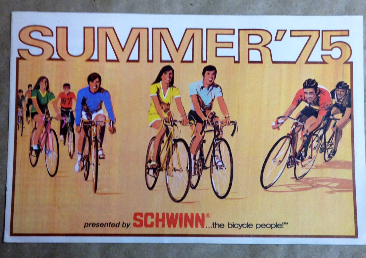 original 1975 Schwinn bicycle accessory CATALOG brochure