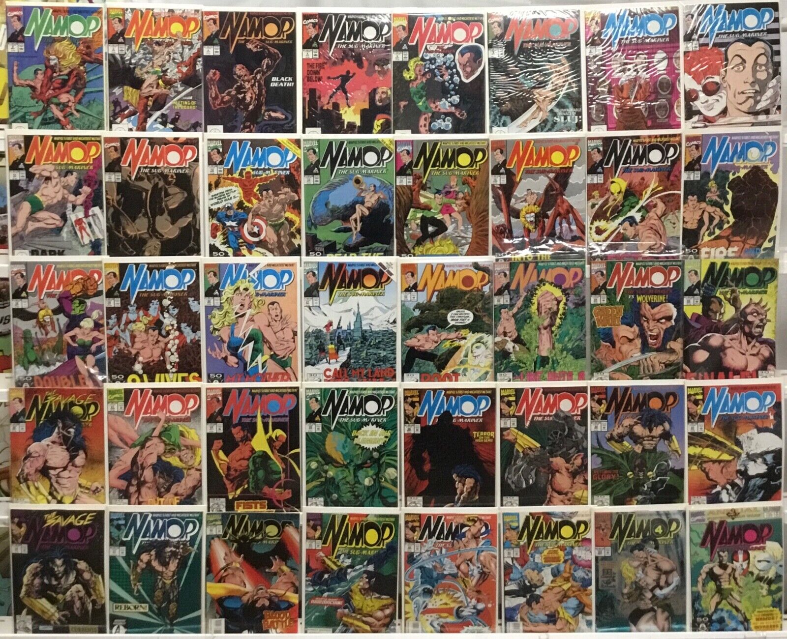 Marvel Comics - Namor, The Sub-Mariner - Comic Book Lot of 40 Issues