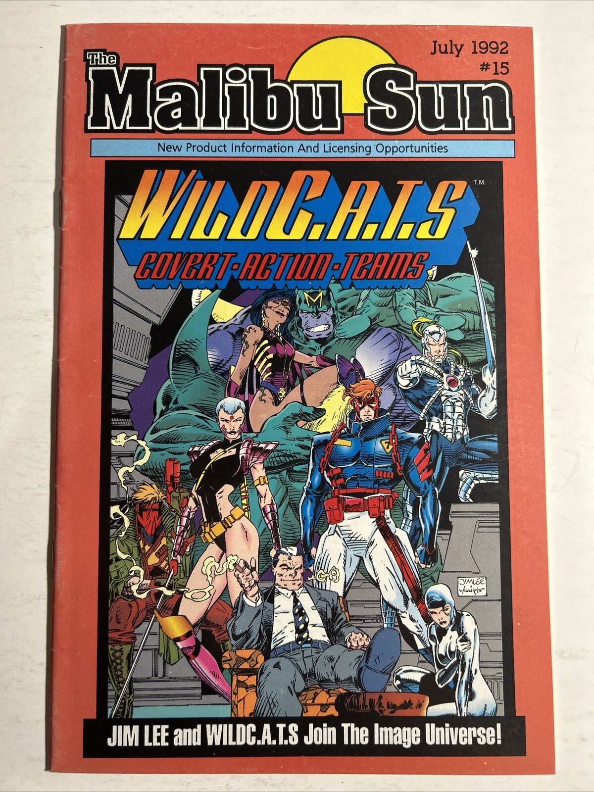 MALIBU SUN #15 - 1st app WildCats Jim Lee Malibu Comics 1992 Spawn Mcfarlane
