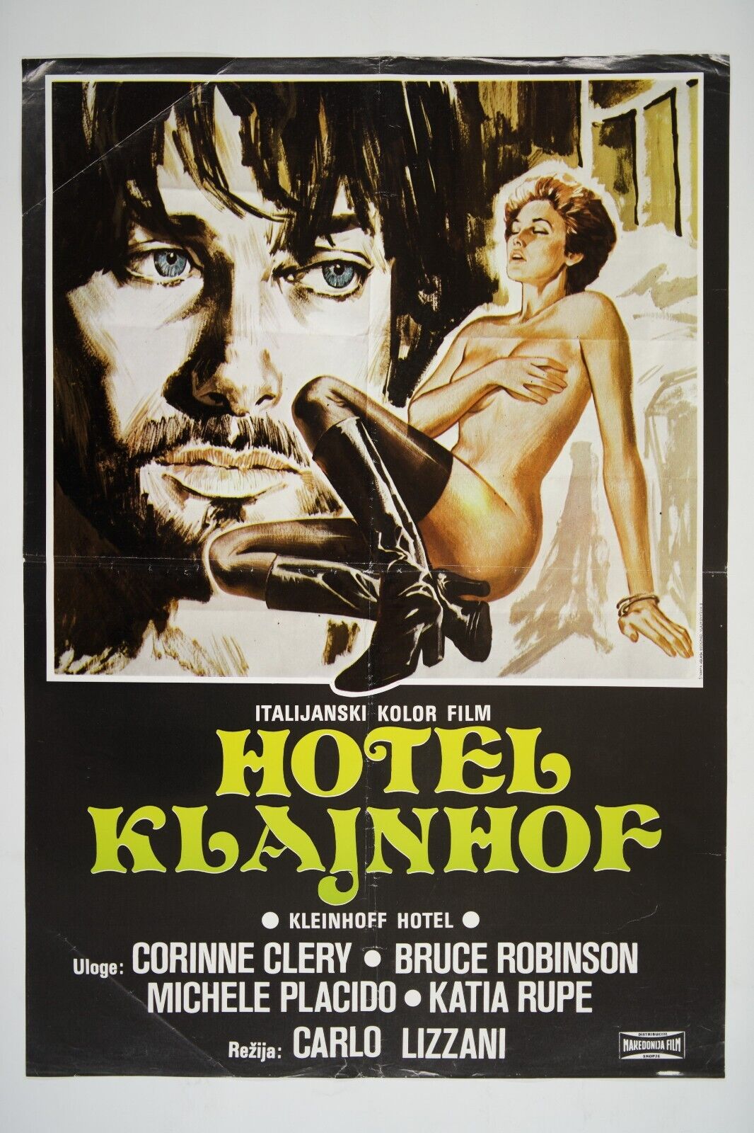 KLEINHOFF HOTEL Original RARE exYU movie poster 1977 CORINNE CLÉRY CARLO LIZZANI