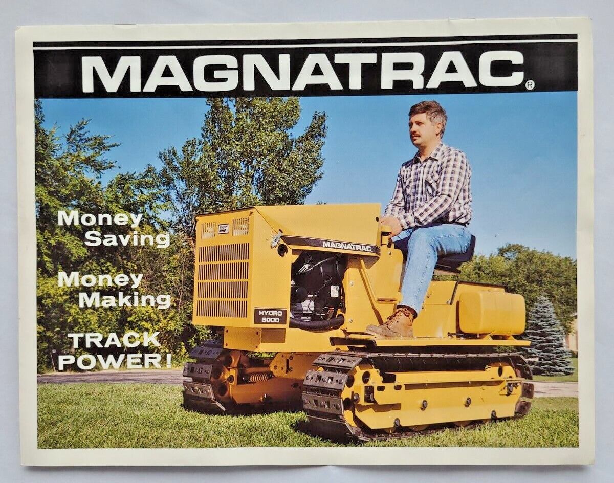 Vintage Struck Corp Magnatrac Compact Crawlers Sales Brochure Hydro 5000