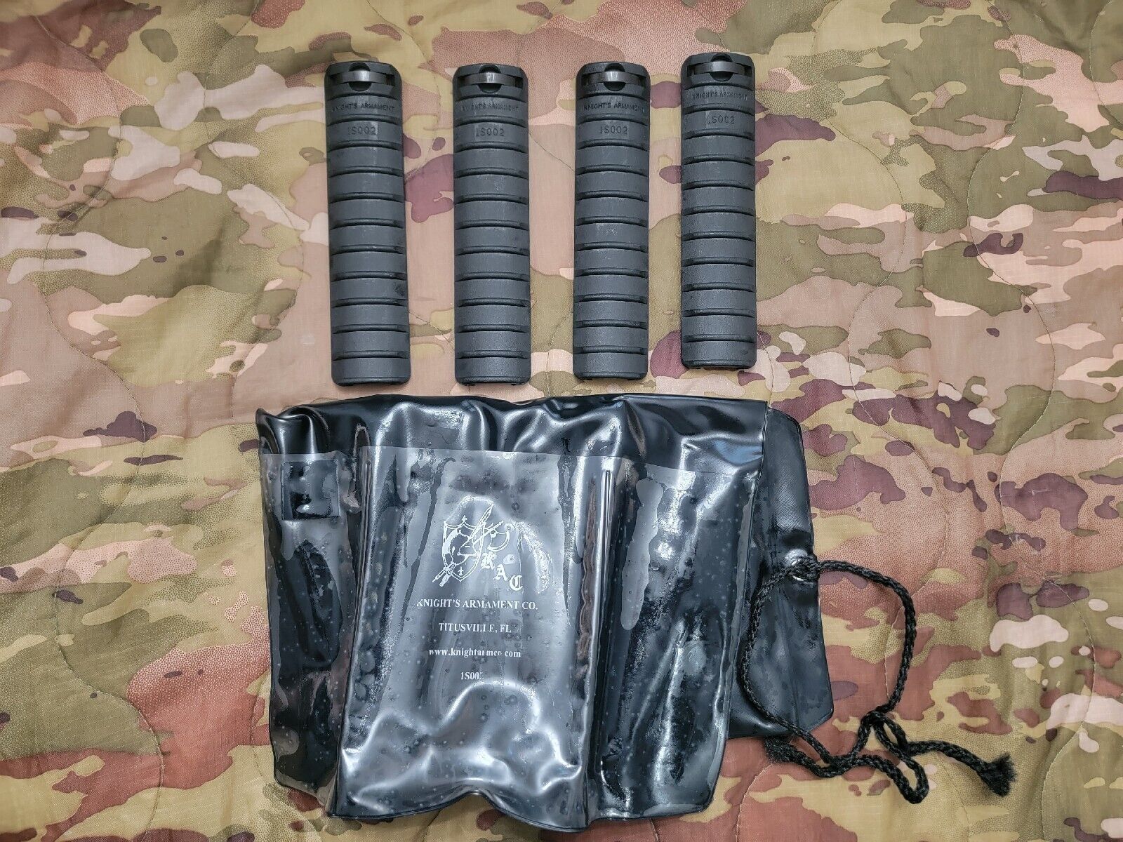 Authentic K.A.C Rail Covers And Carrying Case.
