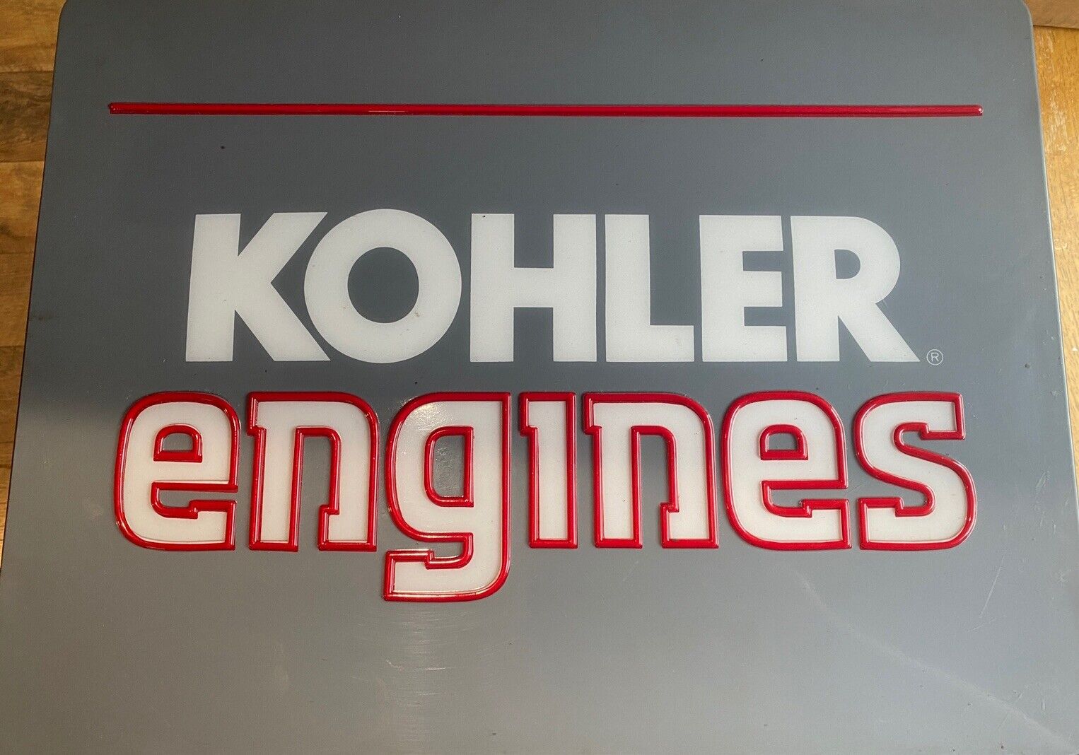 Vintage Kohler Engines Lighted Dealer Factory Sign Garage Shop John Deere Mower