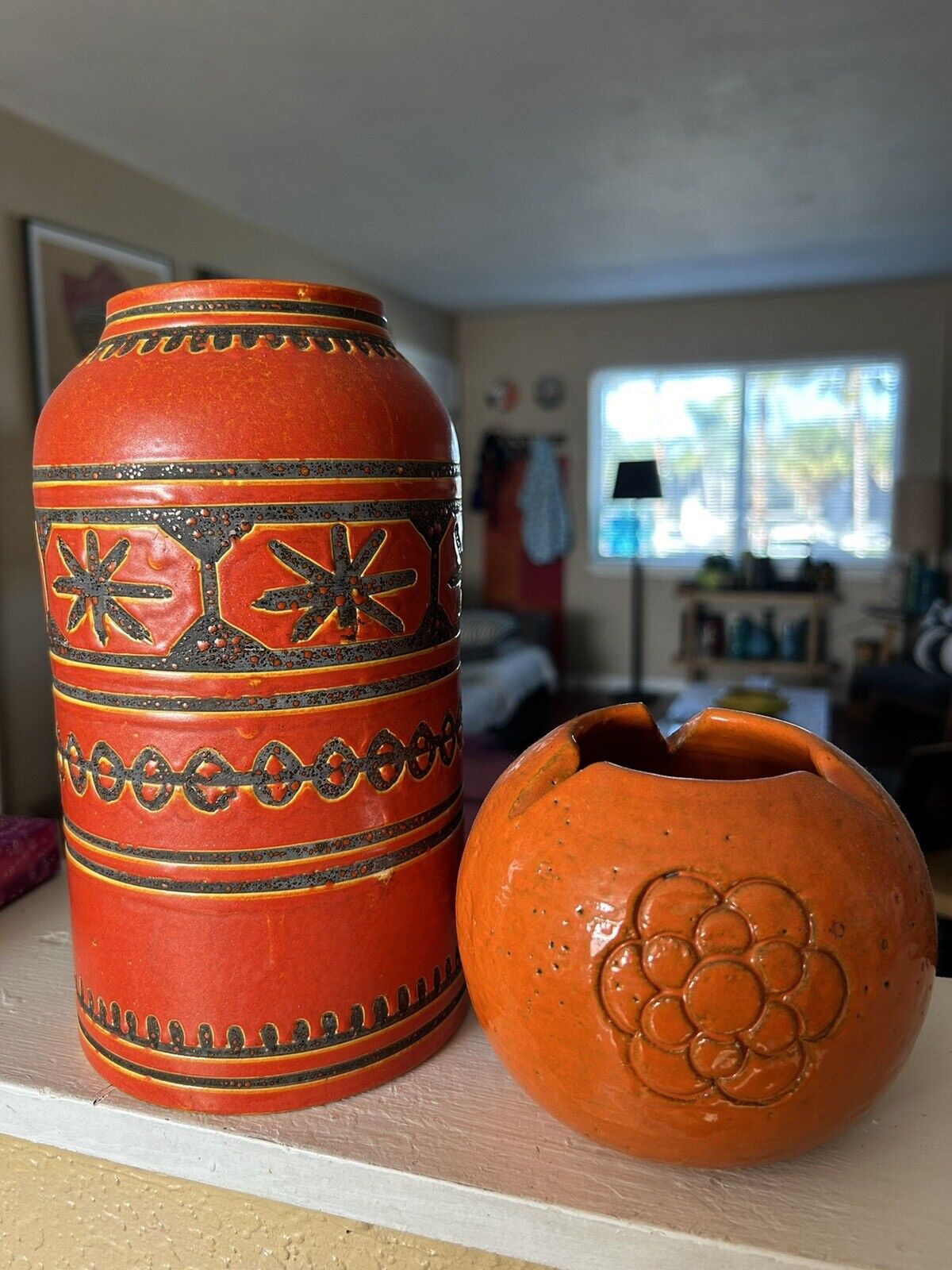 Vintage Ceramic  Bitossi Italy Vases