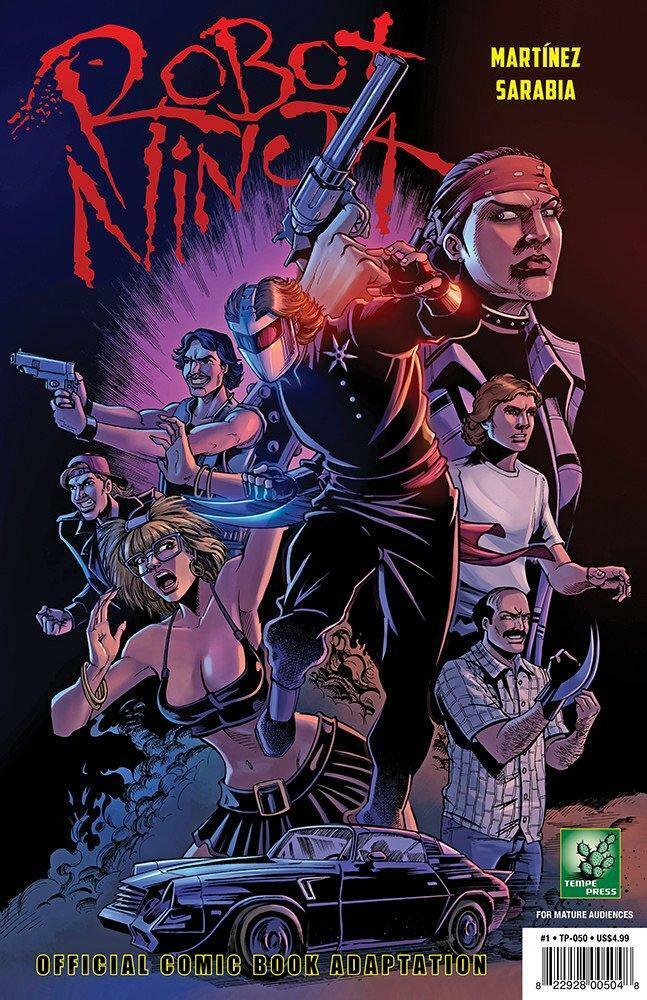 Robot Ninja (Official Comic Book Adaptation) - RARE superhero vigilante crime
