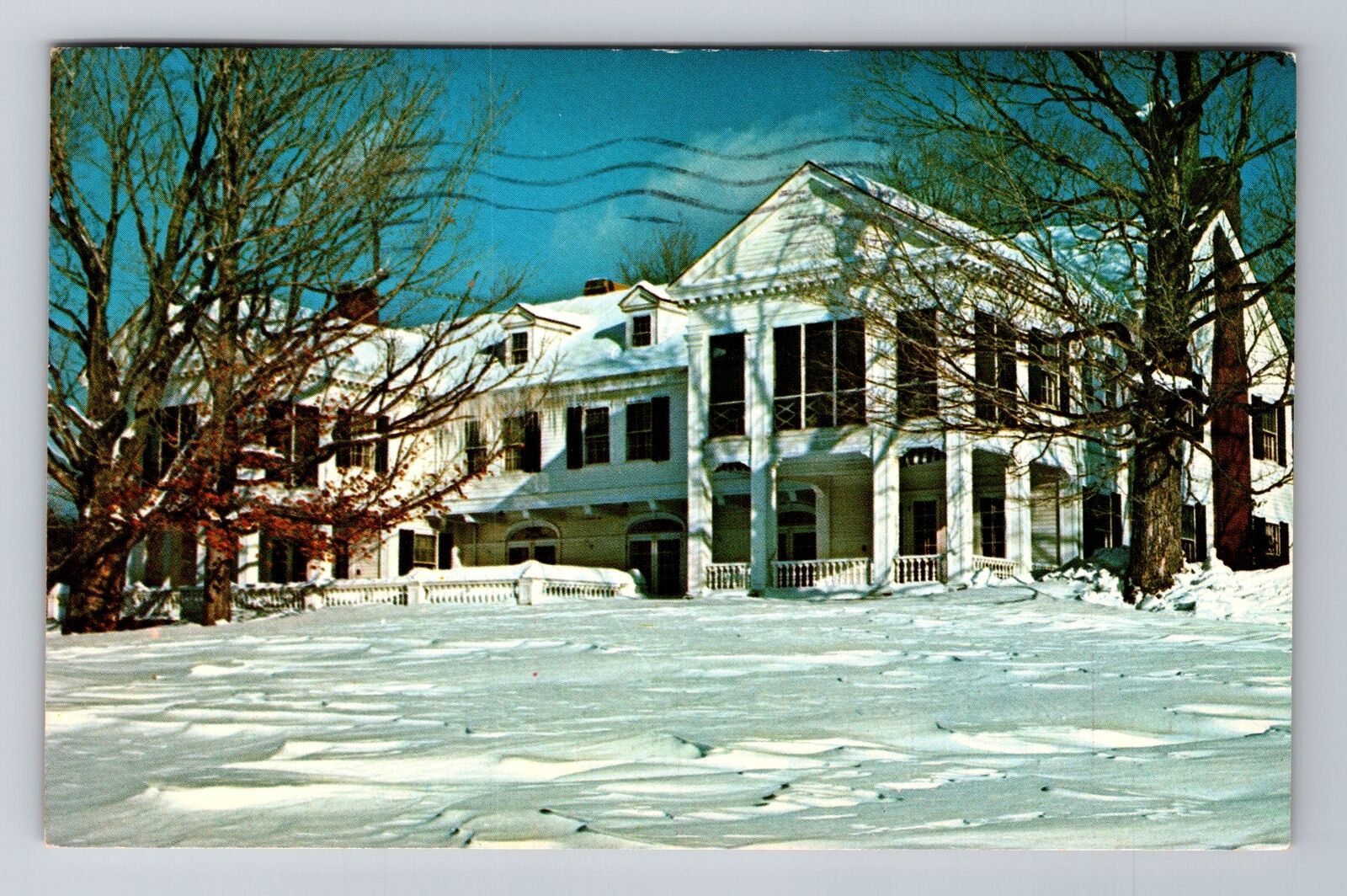 Wilmington VT-Vermont, the White House, Advertising, Antique Vintage Postcard