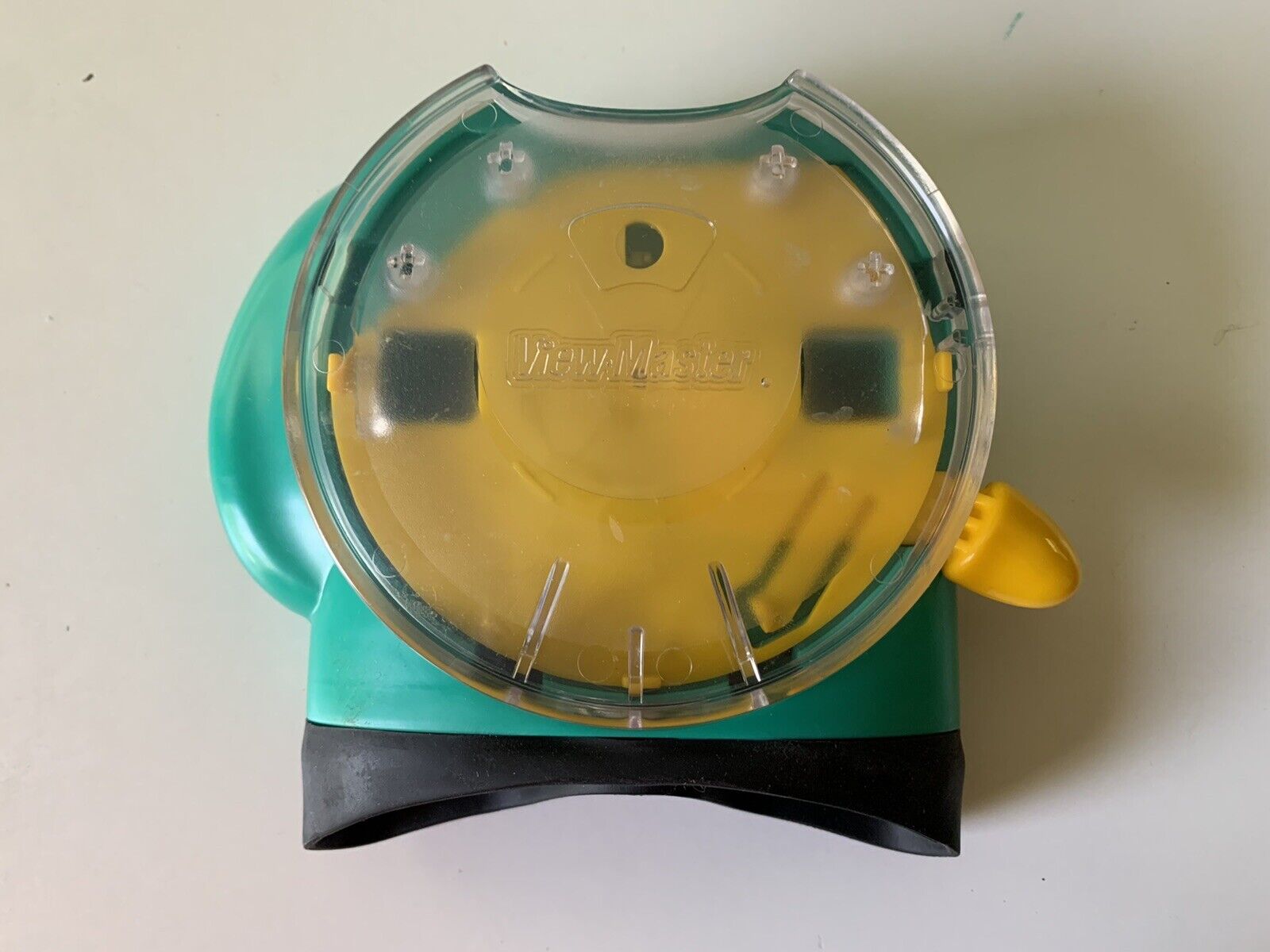 View Master Fisher Price Viewer Mattel 2002 Teal Green And Black Clip-on
