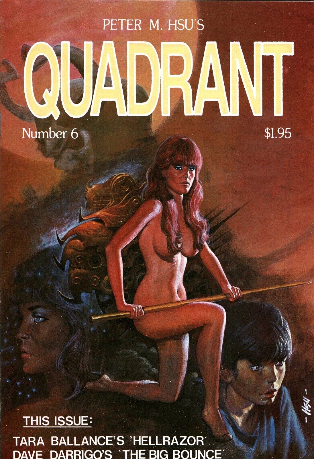 Malibu Comics Peter Hsu\'s Quadrant Comic Book #6 (1984) High Grade/Unread