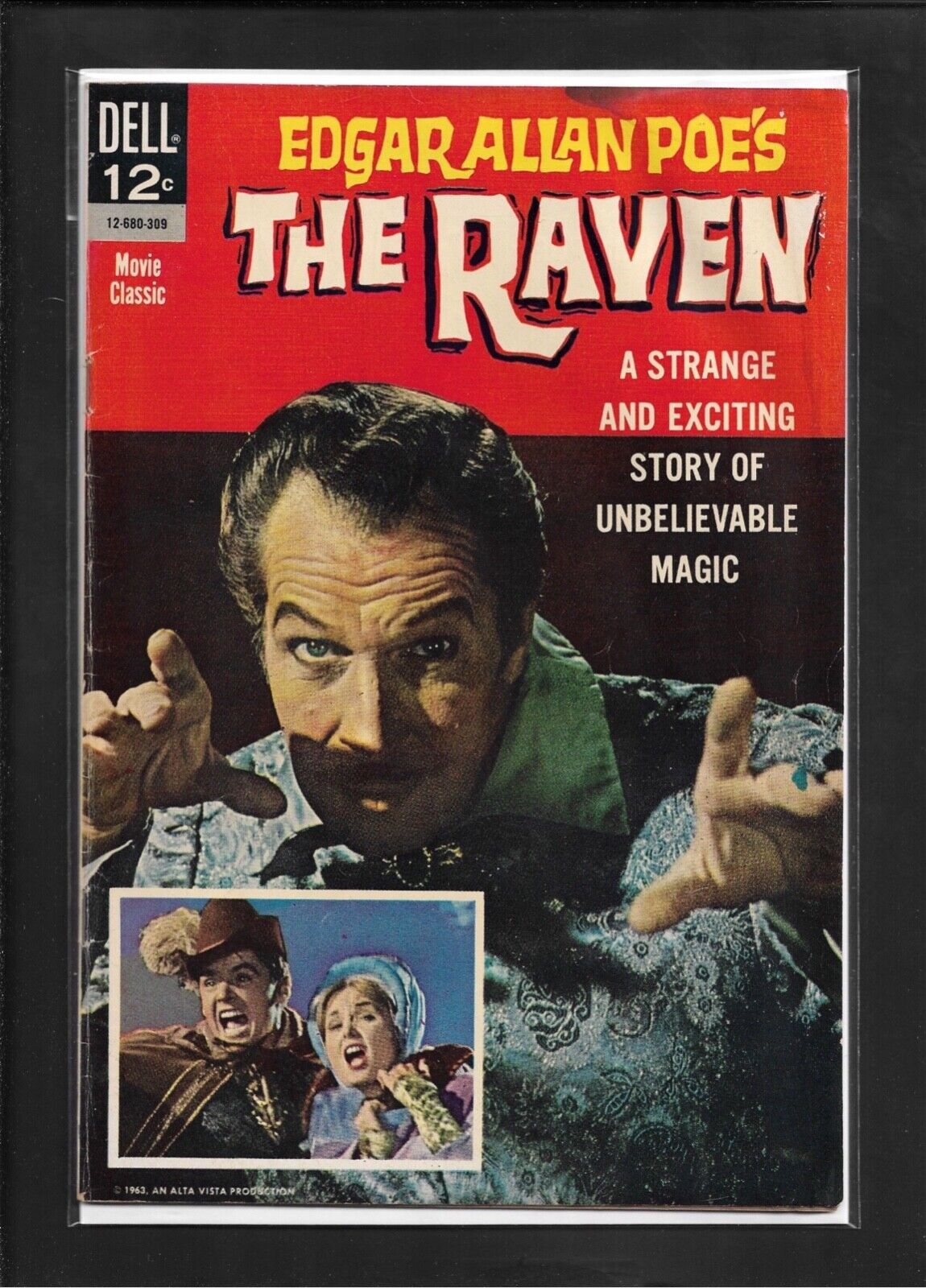 Edgar Allen Poe's The Raven (1963): Dell Movie Classic Vincent Price FN+ (6.5)