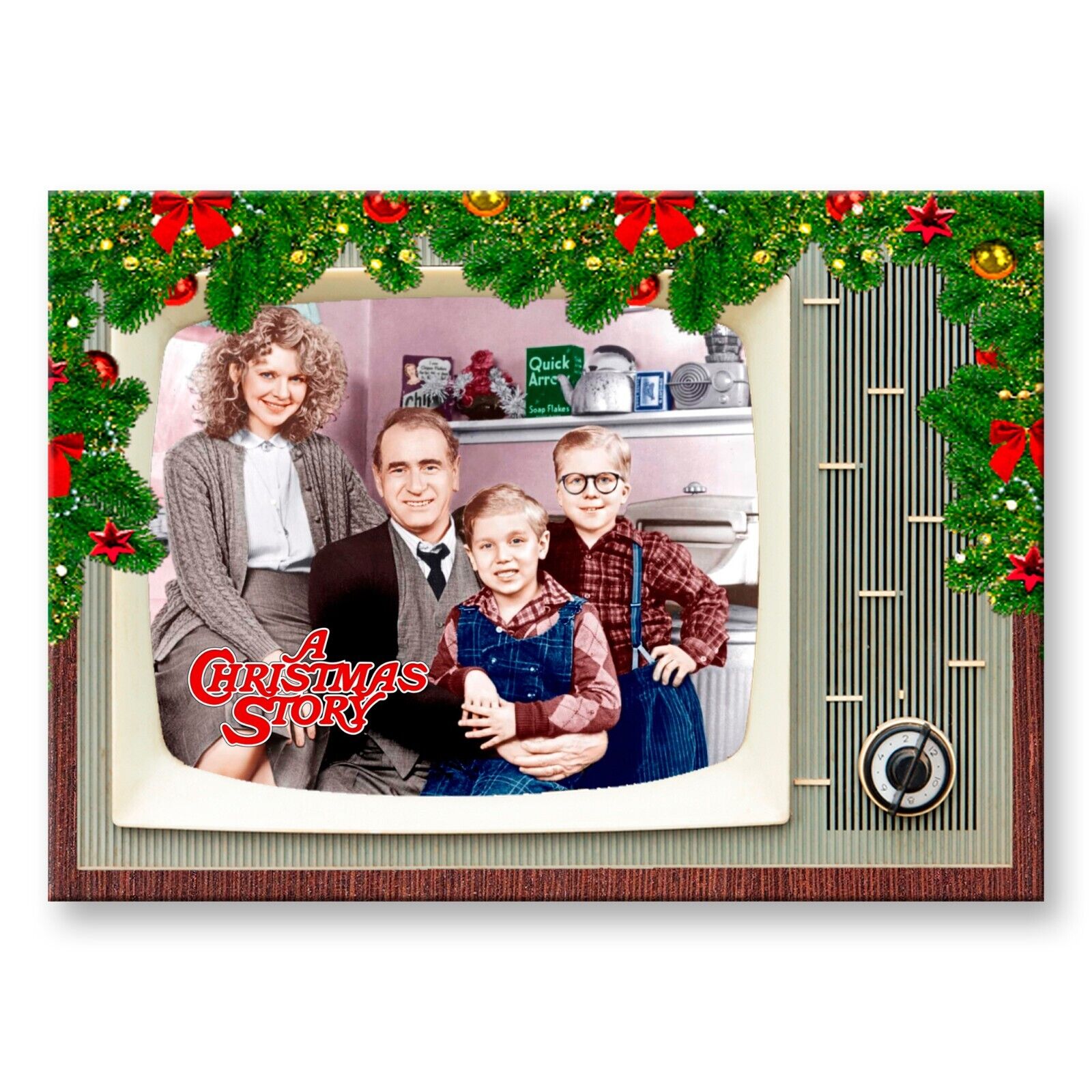 A Christmas Story Classic TV 3.5 inches x 2.5 inches Steel Fridge Magnet